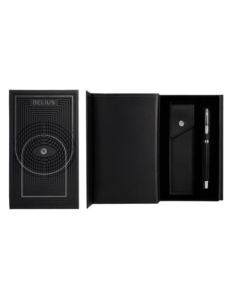 Boligrafo y estuche belius turbo aluminio...