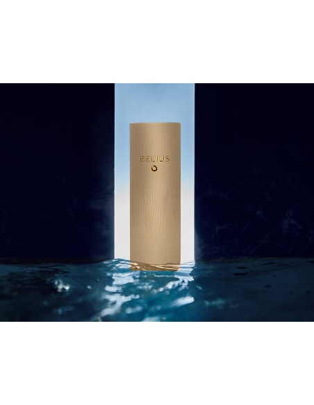 Pluma belius neptuno aluminio textura wavy...