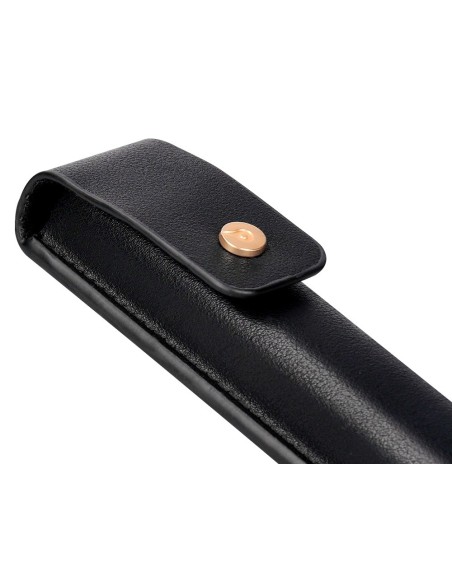 Pluma y estuche cuero belius passion dor...