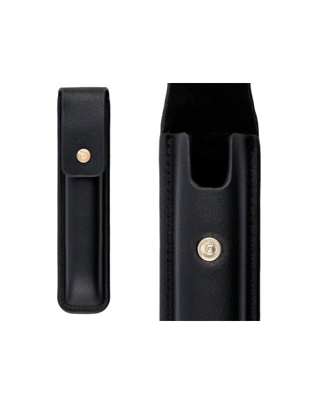 Pluma y estuche cuero belius passion dor...