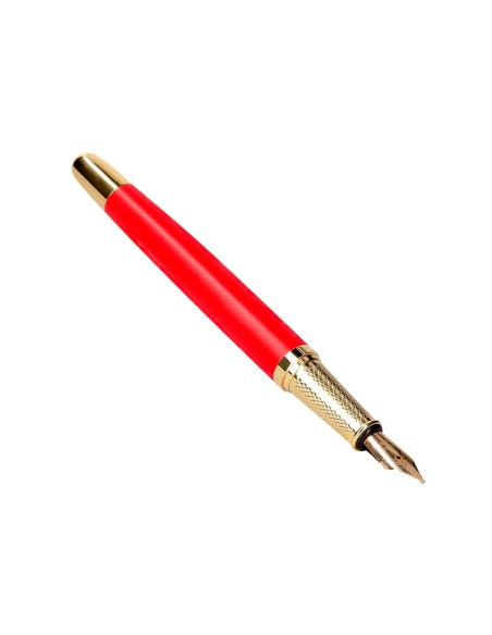 Pluma y estuche cuero belius passion dor...