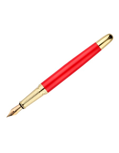Pluma y estuche cuero belius passion dor...
