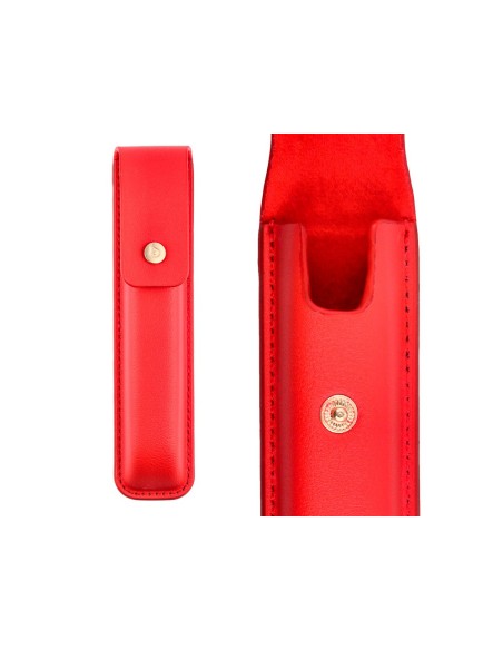 Pluma y estuche cuero belius passion dor...