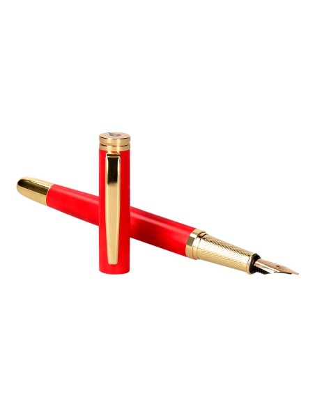 Pluma belius passion dor aluminio textura...