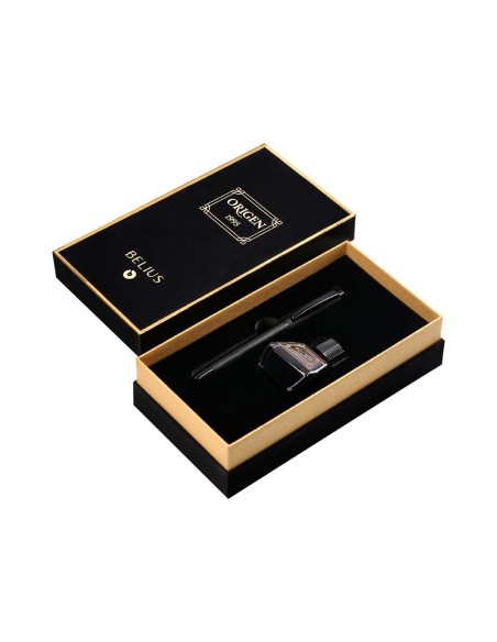 Pluma y frasco de tinta belius origen 1995...