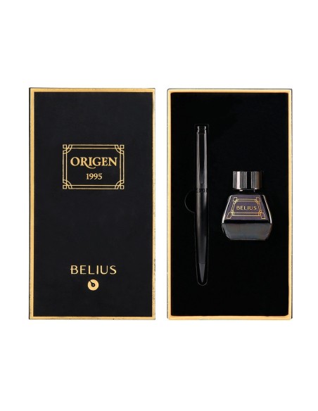 Pluma y frasco de tinta belius origen 1995...