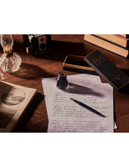 Pluma y frasco de tinta belius origen 1995...