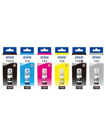 Tinta epson t114 eco tank et-8500 / 8550 negro...