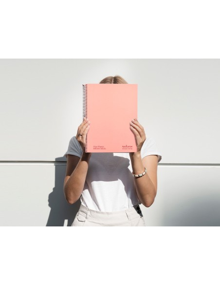 Cuaderno espiral navigator a4 tapa dura 80h...