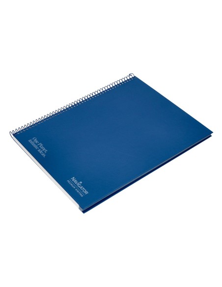 Cuaderno espiral navigator a4 tapa dura 80h...