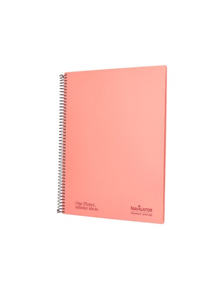 Cuaderno espiral navigator a4 tapa dura 80h...