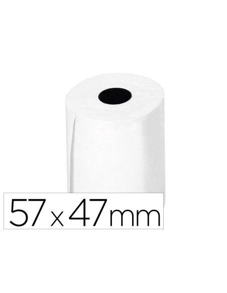 Rollo sumadora termico q-connect 57 mm ancho x...