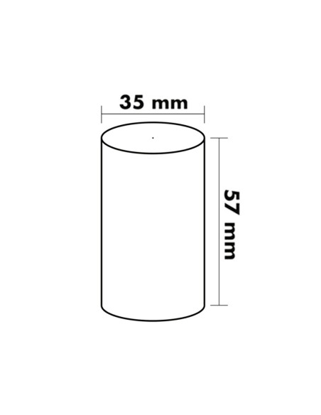 Rollo sumadora termico q-connect 57 mm ancho x 35 mm diametro para tpv sin bisfenol a papel de 70 g/m2