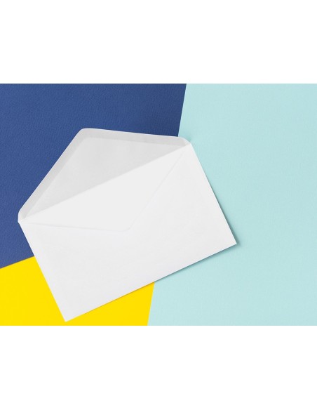 Sobre liderpapel blanco con fondo 95x162 mm...