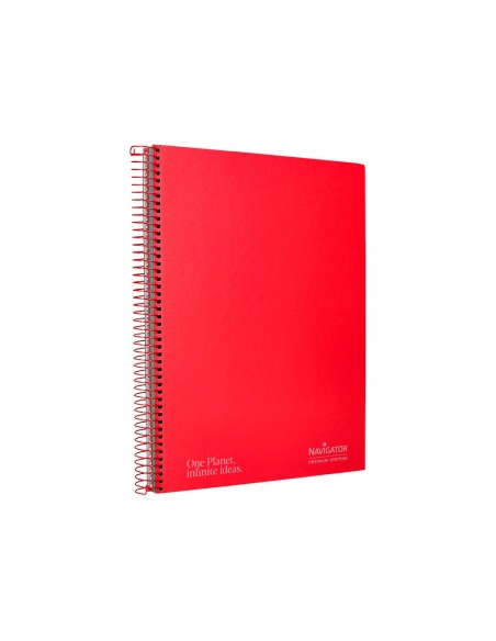Cuaderno espiral navigator a4 micro tapa...