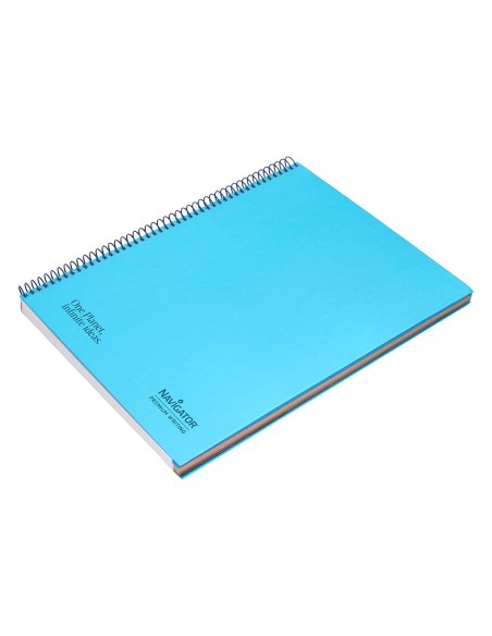 Cuaderno espiral navigator a4 micro tapa...