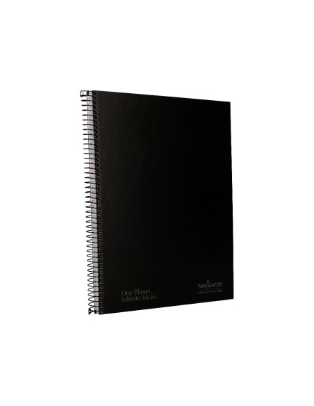 Cuaderno espiral navigator a4 micro tapa...