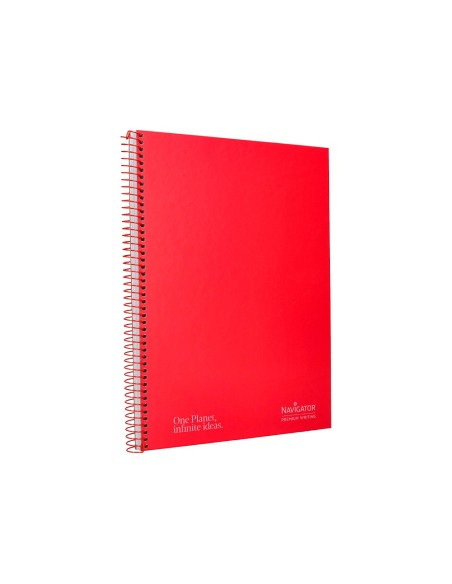 Cuaderno espiral navigator a4 micro tapa...