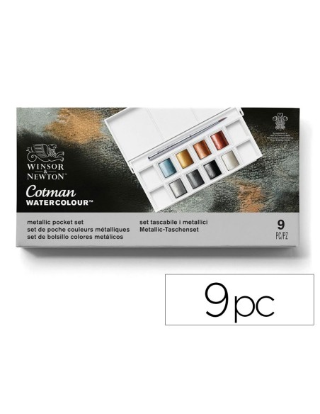 Acuarela winsor&newton caja metalica bolsillo...