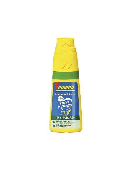 Pegamento imedio universal gira y pega renature bote de 35 ml
