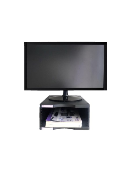 Soporte archivo 2000 para monitor poliester 100% reciclado con compartimento para formatos din a4 y folio