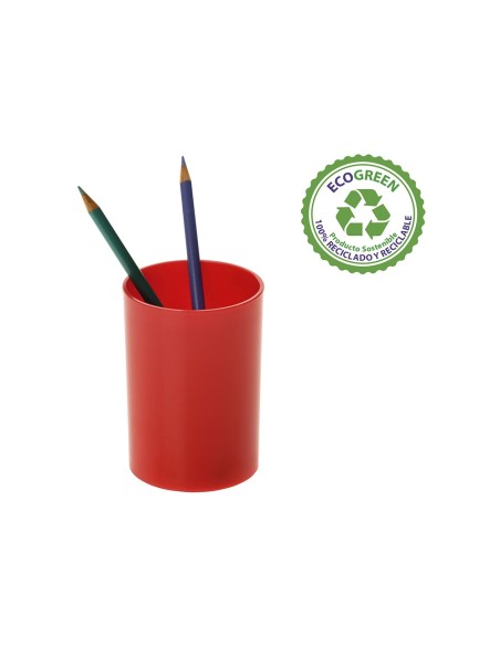 Cubilete portalapices archivo 2000 rojo opaco...