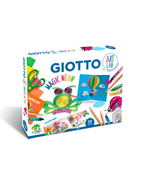 Set creativo giotto art lab magic neon
