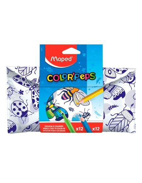 Set para colorear maped 12 rotuladores + 12...