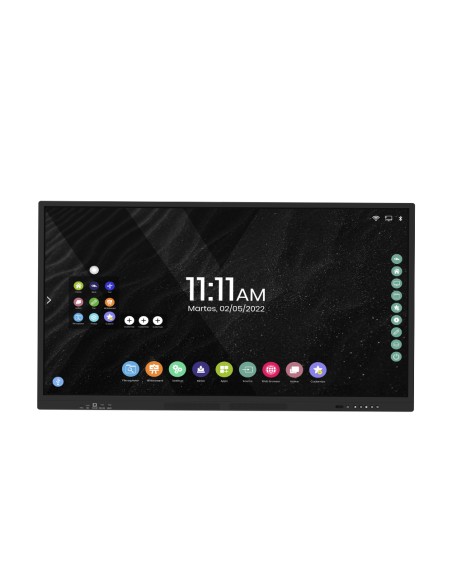 Pantalla interactiva rocada cristal templado 86\" multitactil wifi con altavoces usb thunderbolt