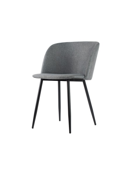 Sillon paperflow must base negra asiento gris...