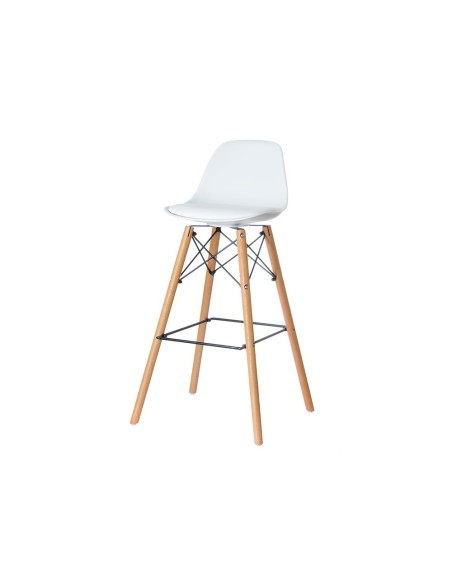 Taburete paperflow steelwood pie haya asiento...