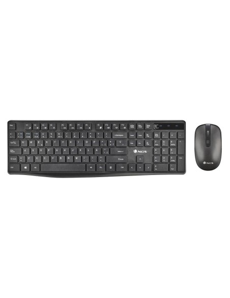 Set teclado y raton ngs hype kit inalambrico...