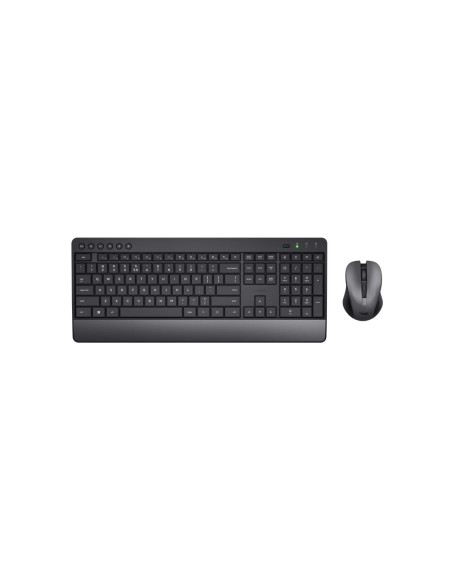 Set teclado + raton trust trezo inalambrico eco usb micro color negro