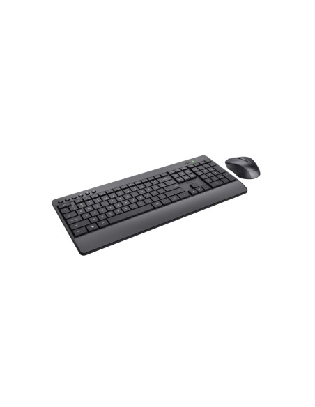 Set teclado + raton trust trezo inalambrico eco usb micro color negro