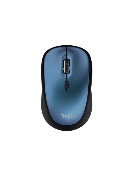 Raton trust yvi+ optico inalambrico eco 4 botones 800/1600 dpi usb 2.0 color azul