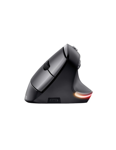 Raton trust bayo ergo optico inalambrico eco 6 botones 800/1200/1600/2000/2400 dpi usb 2.0 color negro