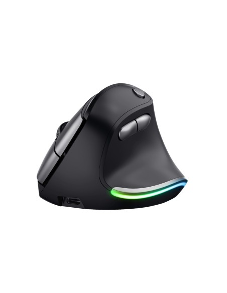 Raton trust bayo ergo optico inalambrico eco 6 botones 800/1200/1600/2000/2400 dpi usb 2.0 color negro