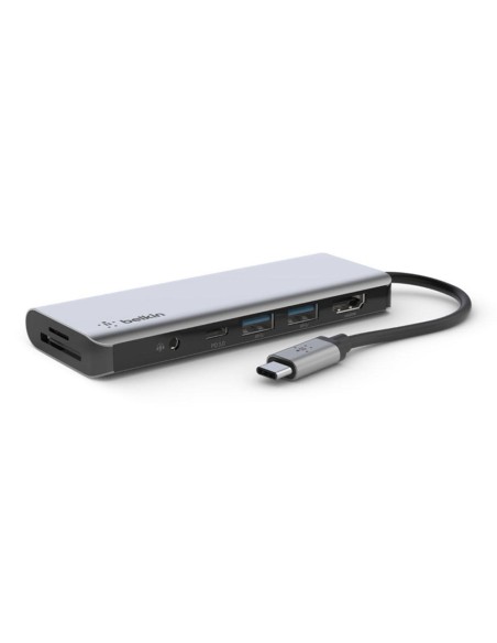 Adaptador belkin avc009btsgy hub usb-c 7 en 1...