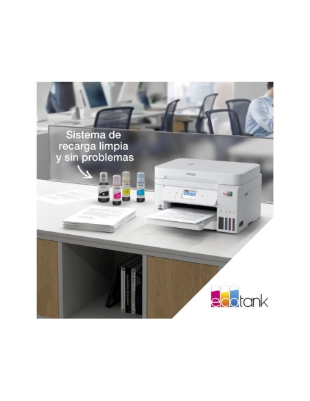 Equipo multifuncion epson ecotank et-4856 tinta 33 ppm escaner copiadora impresora fax bandeja entrada 250 hojas