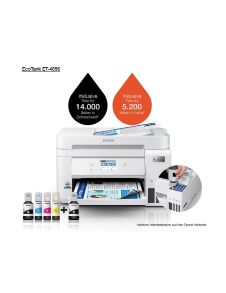 Equipo multifuncion epson ecotank et-4856 tinta...