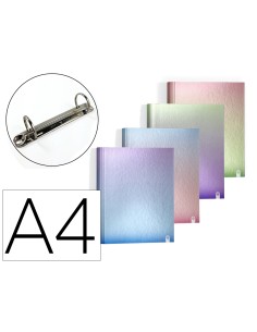Carpeta 4 anillas de 25 mm...