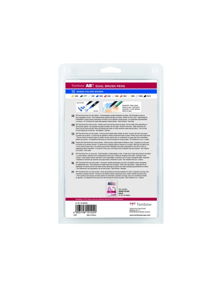 Rotulador tombow abt dual brush acuarelable...