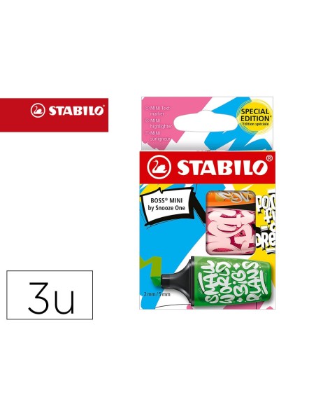 Rotulador stabilo boss mini fluorescente by...
