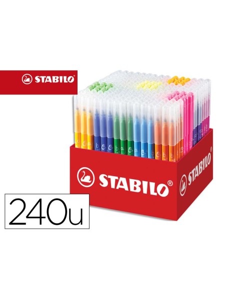 Lapices de colores stabilo trio az school pack...