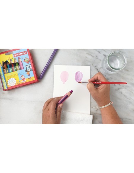 Lapices de colores stabilo woody 3 en 1 duo...