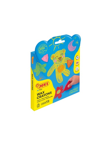 Lapices de cera jovi my first crayon forma de...