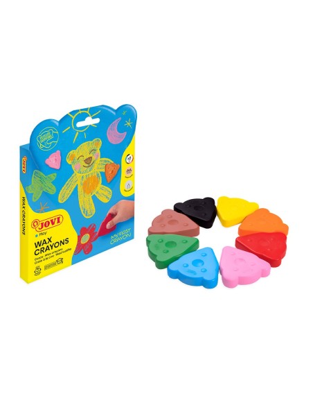 Lapices de cera jovi my first crayon forma de...