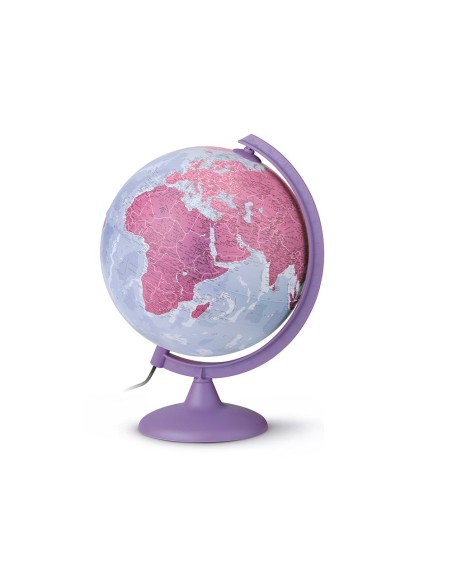 Globo terraqueo nova rico con luz base y...