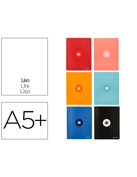 Libreta antartik a5+ plus cosida 48 hojas...