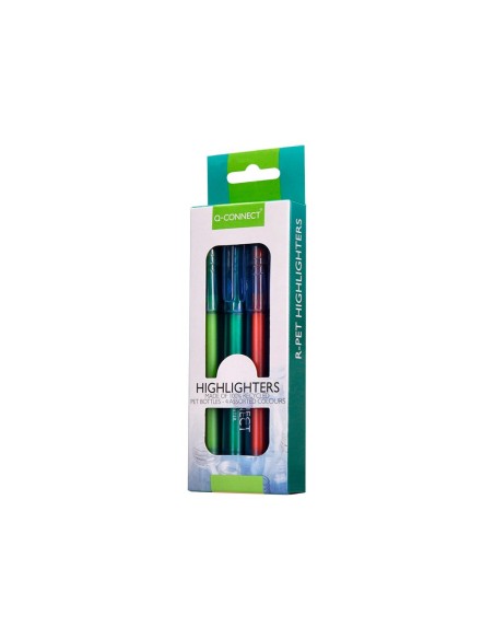 Rotulador q-connect fluorescente punta biselada...
